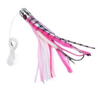 Bionics - Gancho de calamar, cabeza de cobre, señuelo de pulpo con 16 agujeros para arrastre, cebo de pesca de alambre de carbono de alta resistencia para capa de superficie de pesca nocturna (C 4)