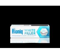 Bioniq® White Filler Pasta de dientes - 4 x 75 ml - Crema dental blanqueadora suave con hidroxiapatita, protege y fortalece el esmalte dental, para dientes suaves y blancos, elimina las manchas de