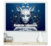 Bionische Lebewesen - Von der Natur inspirierte Menschen der Zukunft (hochwertiger Premium Wandkalender 2026 DIN A2 quer), Kunstdruck in Hochglanz: Hybride Ästhetik - Natur und Mensch