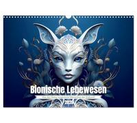 Bionische Lebewesen - Von der Natur inspirierte Menschen der Zukunft (Wandkalender 2026 DIN A3 quer), CALVENDO Monatskalender: Hybride Ästhetik - Natur und Mensch