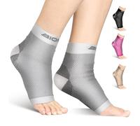 Bionix Calcetines para Fascitis Plantar, 1 par de Mangas de compresión para Arco de Tobillo, Alivio del Dolor de Artritis, Soporte de tendinitis de Aquiles, Soporte de talón para Hombres y Mujeres