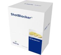 Bionix - ShotBlocker, para minimizar el dolor por inmunizaciones e inyecciones, gran alternativa a las cremas adormecedoras, uso en casa, seguro para niños, fácil de usar, reutilizable (100 uds)
