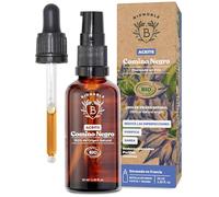 Bionoble Aceite de Comino Negro Orgánico 50ml - Botella de Vidrio + Pipeta + Bomba - 100% Puro y Prensado en Frío - Organic Black Seed Oil - Aceite Vegetal Nigella Sativa