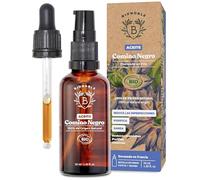 Bionoble Aceite de Comino Negro Orgánico 50ml - Botella de Vidrio + Pipeta + Bomba - 100% Puro y Prensado en Frío - Organic Black Seed Oil - Aceite Vegetal Nigella Sativa