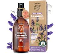 BIONOBLE Hidrolato de Lavanda Orgánico - Calma, Purifica y Regula el Acné - Agua de Lavanda para Rostro, Cuerpo y Cabello - 100% de Origen Natural, Sin Alcohol - Botella de Vidrio con Spray - 200ml
