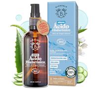 BIONOBLE Serum Facial Acido Hialuronico Orgánico - Antiarrugas, Hidratante y Antiedad con Aloe Vera - Piel, Cara y Contorno de Ojos - Frasco de Vidrio con Bomba - Serum Acido Hialuronico - 100ml