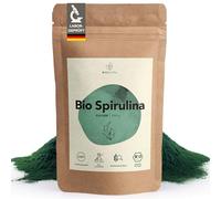 BIONUTRA Espirulina Ecológica en Polvo, 250 g, microalga vegana | Control de residuos, sin aditivos, conforme al Reglamento Ecológico de la UE, sin gluten ni lactosa