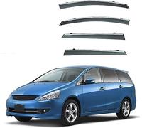 BioNyt 4 Piezas Deflectores de Viento Coche para Mitsubishi Grandis MK1-NA-BA 2003-2011, Ventana Lateral Visera Deflectores de Aire, Coche Accesorios