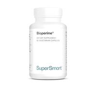 Bioperine - Digestión - Enzimas Digestivas - 95% de piperina - SuperSmart | Aumenta la Actividad de las Enzimas Digestivas y la Biodisponibilidad de los Alimentos - Extracto de Pimienta Negra