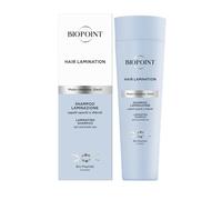 Biopoint Hair Lamination 3D Brillo Champú para cabello dañado y dañado, hidrata, suavidad y brillo, efecto espejo, 200 ml