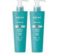 Biopoint Miracle Liss - Crema para el cabello sin enjuague suave 72h, acción ultraligera, nutritiva y disciplinante contra el encrespamiento, 200 ml (Paquete de 2)