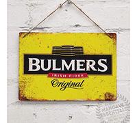 Biopracess Bulmers Cider Irish Cyder - Letrero de metal para decoración de pared, 20 x 30 cm