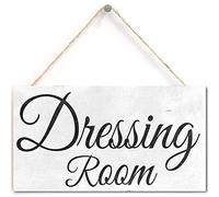 Biopracess Letrero de metal estilo Shabby Chic para vestidor, retro, vintage, póster de metal, decoración de pared, 20,3 x 30,5 cm