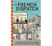 Biopracess Póster de la película The French Dispatch 2020 Wes Anderson para decoración del hogar, póster de metal, 20 x 30 cm