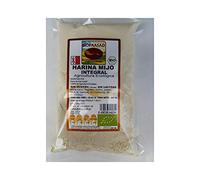 Bioprasad Harina de mijo integral ecológica Sin gluten Sin lactosa 500g.