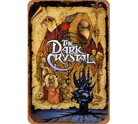 Bioprocess Póster de cristal oscuro con texto en inglés "The Dark Crystal Poster Metal Sign Art Plate Art Plate Wall Decor Poster Metal Sign 20x30 cm