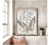 Bioprocess Póster decorativo de pared con diseño de mariposa con texto en inglés «You are Still with Us» y «The Rustle of Angel Wings You are Still with Us»
