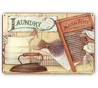 Bioprocess Póster divertido para lavadero de lavandería, pintura para baño, hogar, baño, granja, decoración de pared, póster de decoración de pared, póster de metal de 8 x 12 pulgadas