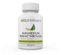 BiOptimizers Magnesium Breakthrough 3.0 - Complejo 7 En 1 60 Cápsulas Veganas | Glicinato, Malato, Taurato, Citrato | Magnesio Altamente Concentrado Sueño, Ansiedad, Calambres
