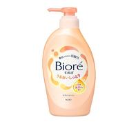 Biore U Body Wash Moisture Pump 450 ml | Fórmula ácida suave para piel seca y de bebé | Limpiador corporal de hidratación profunda | Fabricado en Japón