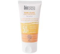 BIOREGENA - Bálsamo solar BIO, factor de protección 50+, rostro y zonas delicadas, tubo 40 ml.