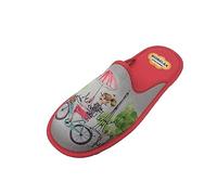 Biorelax Zapatillas de Estar por casa/Mujer Primavera/Verano/Multicolor/Puntera Cerrada/con Cámara de Aire/Talla 37