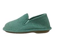 Biorelax Zapatillas de Estar por casa/Mujer Primavera-Verano/Talón Cerrado/Algodón Rizo/Suela: Goma/Talón Acolchado/Color Aguamar/Talla 38