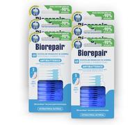 Biorepair, 40 cepillos de goma desechables con microreparación, formato fino, para espacios reducidos, delicados con dientes y encías