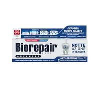 Biorepair, Pasta de dientes Advanced Noche Intensa Antierosión, protege y repara el esmalte dental antibacteriano con MicroRepair, PCA-zinc y xilitol, 75 ml