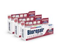 Biorepair, Pasta dental Peribioma, Pro Gomy+, 3 paquetes de 75 ml, para microbiología oral normal, previene el sangrado de las encías y protege de la placa de las encías