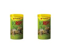 BIOREPT L. 500ml / 140g - alimento Completo, de múltiples componentes, en Forma de palitos, para la alimentación Diaria de Tortugas terrestres (Paquete de 2)