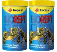 BIOREPT W. 250ml / 75g - alimento de múltiples Ingredientes para la alimentación Diaria de Tortugas anfibias y acuáticas omnívoras y carnívoras (Paquete de 2)