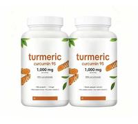 Biorootlabs Cúrcuma Curcumina, Salud Articular y Apoyo Antioxidante, Para Hombres y Mujeres,2PCS