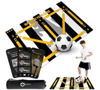 BIORYC ® Alfombra Entrenamiento de Fútbol Diatomea + Videos Entreno + Bolsa de Transporte | Alfombrilla de Habilidad Antideslizante 60x90 cm de tu Equipo Favorito