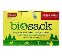 BioSack Paclan BioSack - Rollo de basura compostable para alimentos, 2 kg