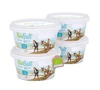 BioSalt Sal Marina Virgen Ecológica, Pack Gourmet 3 x 200 g Fina + 200 g Gruesa - Sal Natural Premium sin Refinar, Rica en Minerales para Cocina Saludable + eBook Recetas Incluido