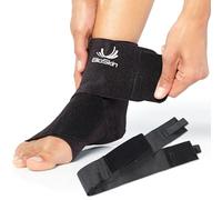 Bioskin Alrededor de tobillo para reducir la hinchazón y acelerar la recuperación Negro M - L