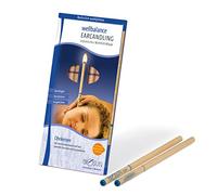 Biosun Wellbalance - Velas para las orejas con filtro de seguridad. Aroma fascinante de lavanda, romero y bálsamo de gurjun