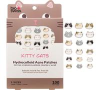 BioSwiss Parches de espinillas, parche de gatos para granos e imperfecciones, calcomanías hidrocoloides para cara y piel, 100 unidades