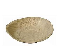 Biosylva 25 Unidades Redondo Palm convertir Platos de Madera 18 cm