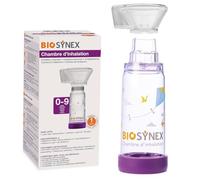 BIOSYNEX - Inhal'AIR - Cámara de Inhalación - Espaciador para Inhaladores - Asistencia Respiratoria Asma, Bronquiolitis - Sin Látex - Sin BPA - Talla 0-9 meses