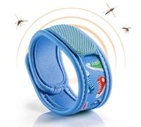 BIOSYNEX - PARAKITO - Pulsera antimosquitos - 2 recargas incluidas - 1 mes de protección - Sin DEET - Modelo Zapatillas - Talla Junior 3+