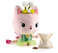 BIOSYNEX - Peluches Térmicos para Microondas con Esferas de Arcilla - Hadigata (Gabby's Dollhouse) - Peluche de Bienestar Lavable a Máquina - Calor Suave y Reconfortante - Desde el Nacimiento