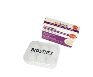 Biosynex Protector Auditive Silicona Transparente 3 Pares