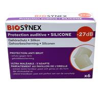 Biosynex Protector Auditive Silicona Transparente 3 Pares