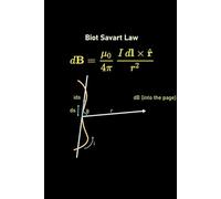 Biot-Savart Law Notebook Physics & Electromagnetism Scientific Journal: 120 Pages Notebook