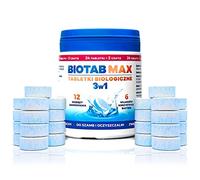 BioTab MAX Tabletas bacterianas 3 en 1 para tanque séptico y depuradora 24 + 2 gratis