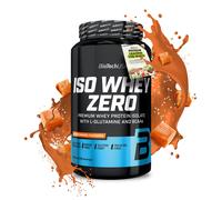 BioTechUSA Iso Whey Zero | Premium Whey Protein Isolate | Grass-Fed | Enzyme-Free | Sugar- and Gluten-free, 908 g, Caramelo salado