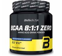 Biotech Suplemento BCAA 811 Zero Frambuesa Azul Aminoácido 250g