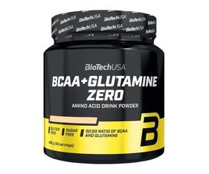 Biotech Suplemento Bcaa + glutamina Zero Naranja 480 g